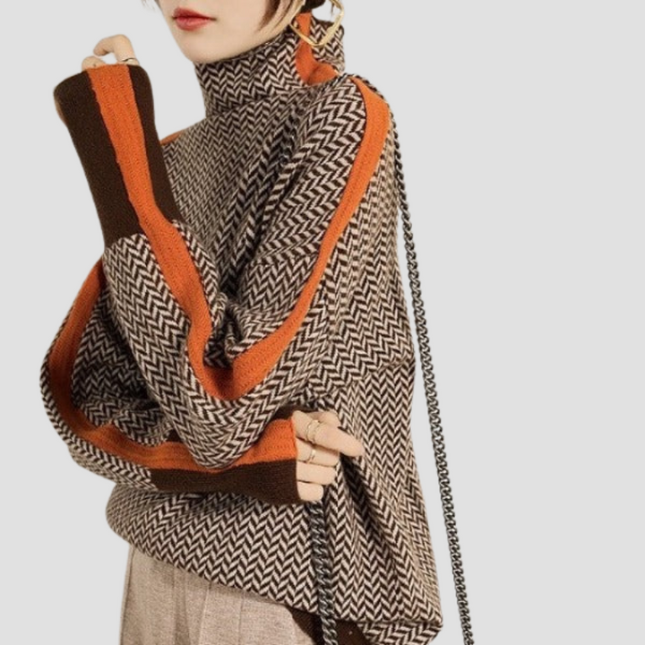 ELLA – Hoher Kragen Pullover