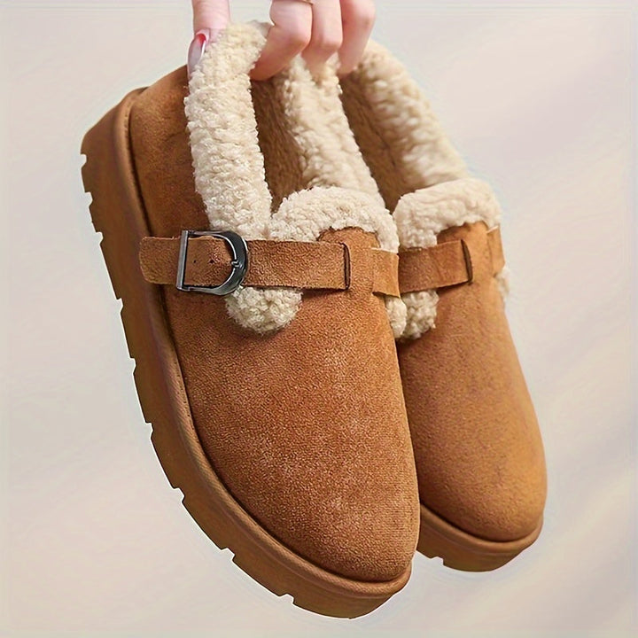 NORDICA™ – Brown Platform Cozy Boots