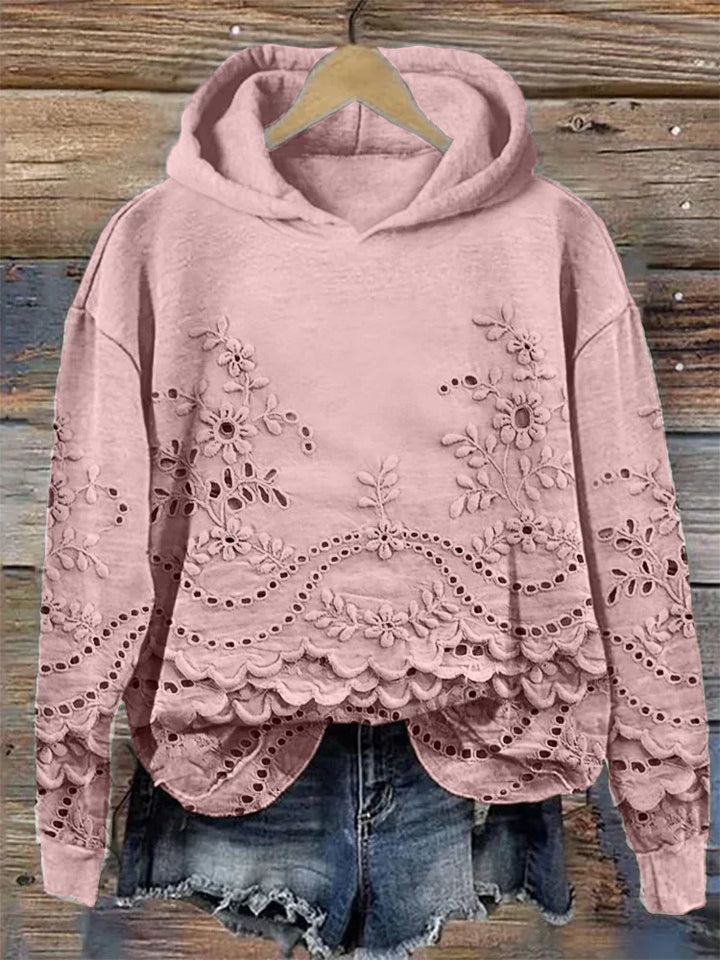 Barbara | Sweatshirt mit floralem Druck
