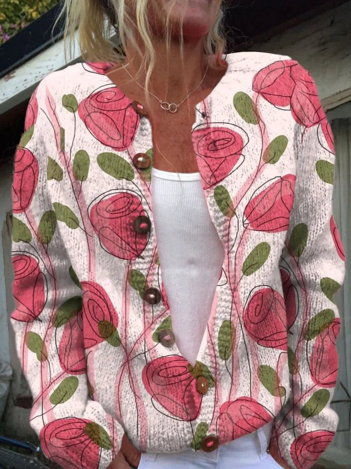 Beatrix | Strickpullover mit Druck