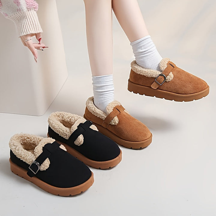 NORDICA™ – Brown Platform Cozy Boots