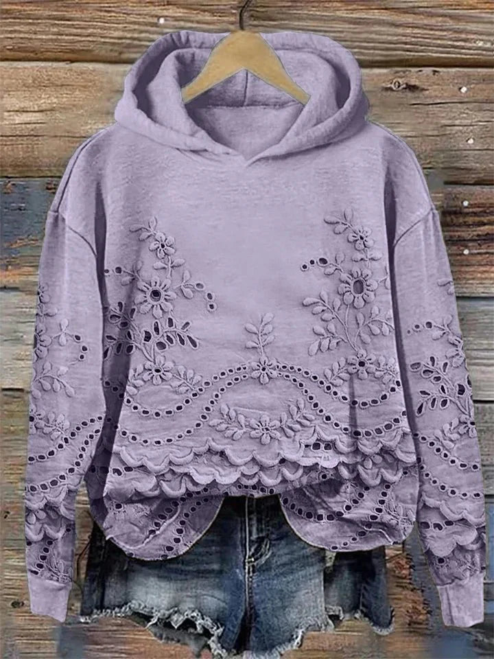 Barbara | Sweatshirt mit floralem Druck
