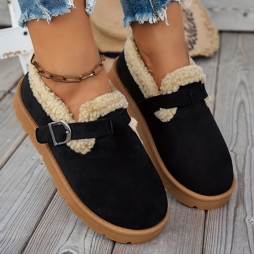 NORDICA™ – Brown Platform Cozy Boots