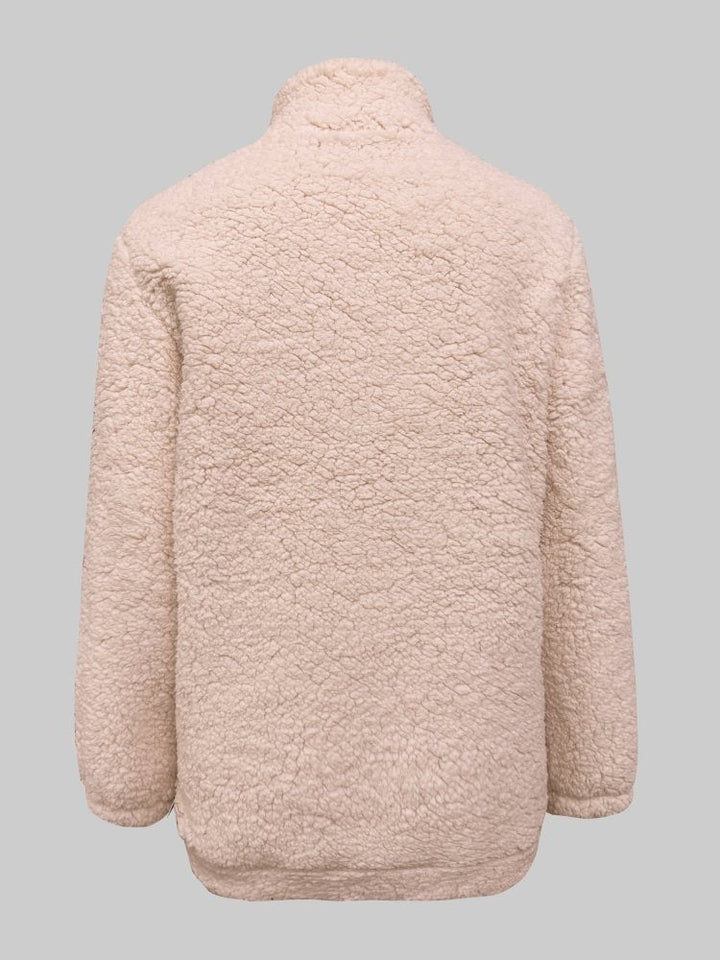 Jana | Teddy-Pullover mit Reißverschluss