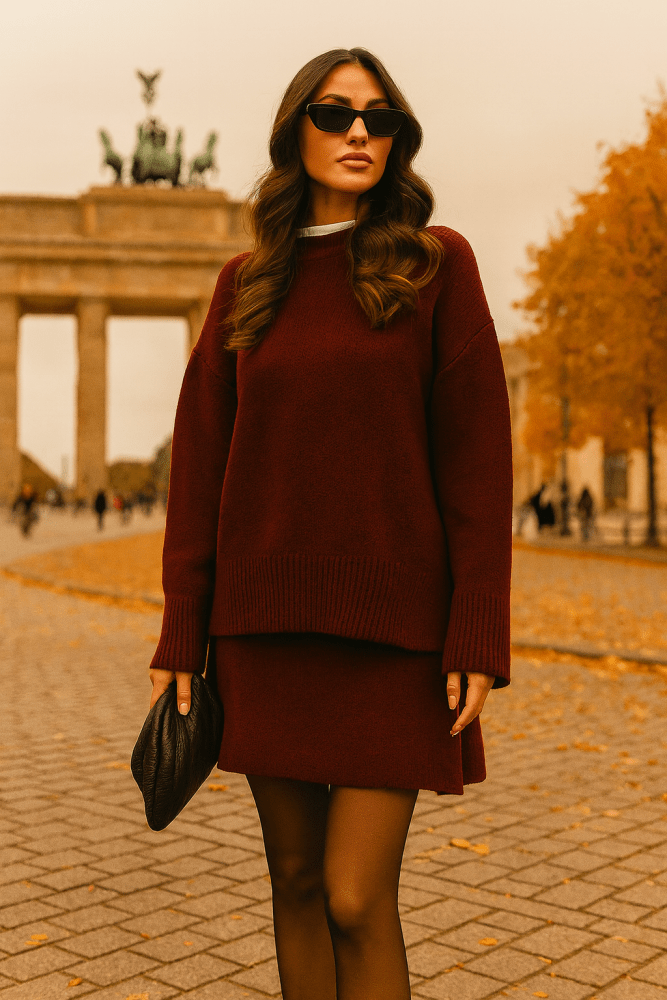 Nora | Set aus kuscheligem Strick