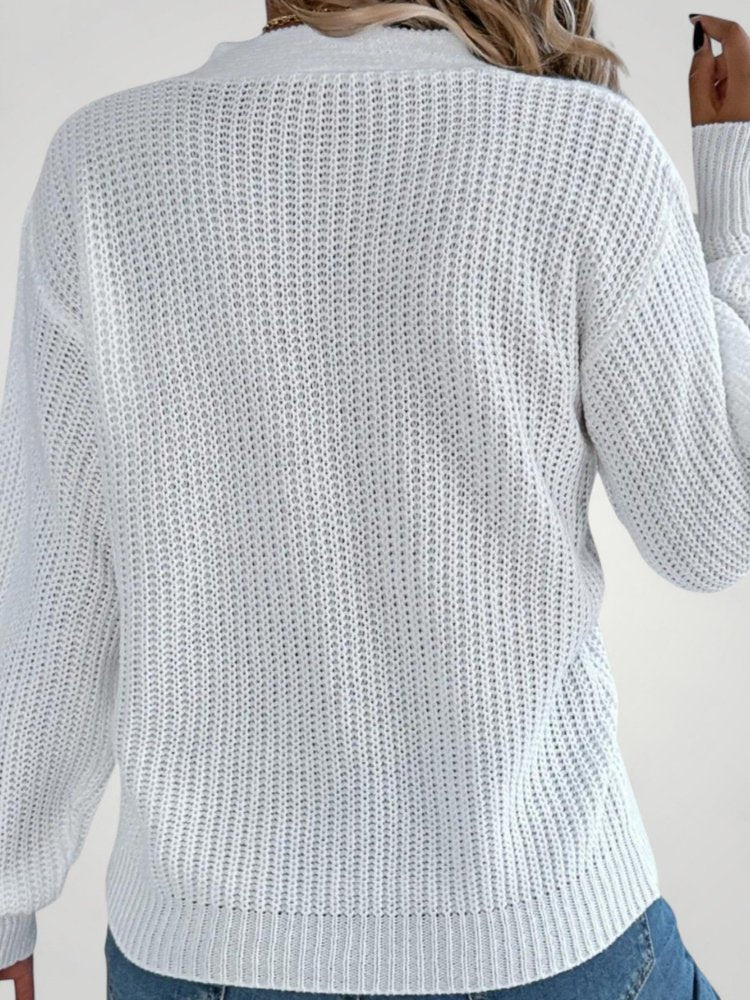Marita-Lou | Eleganter V-Ausschnitt Pullover für Damen