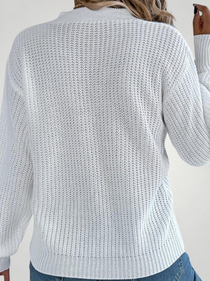 Marita-Lou | Eleganter V-Ausschnitt Pullover für Damen