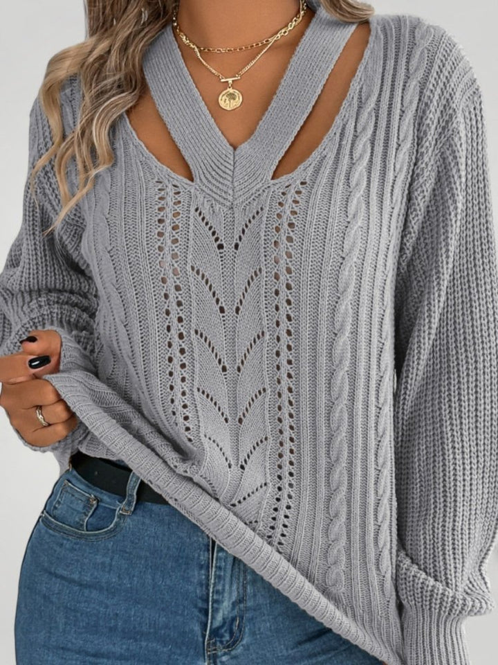 Marita-Lou | Eleganter V-Ausschnitt Pullover für Damen