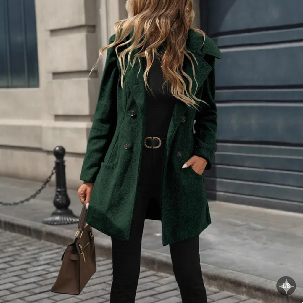 Ardia Wollmantel mit Kapuze