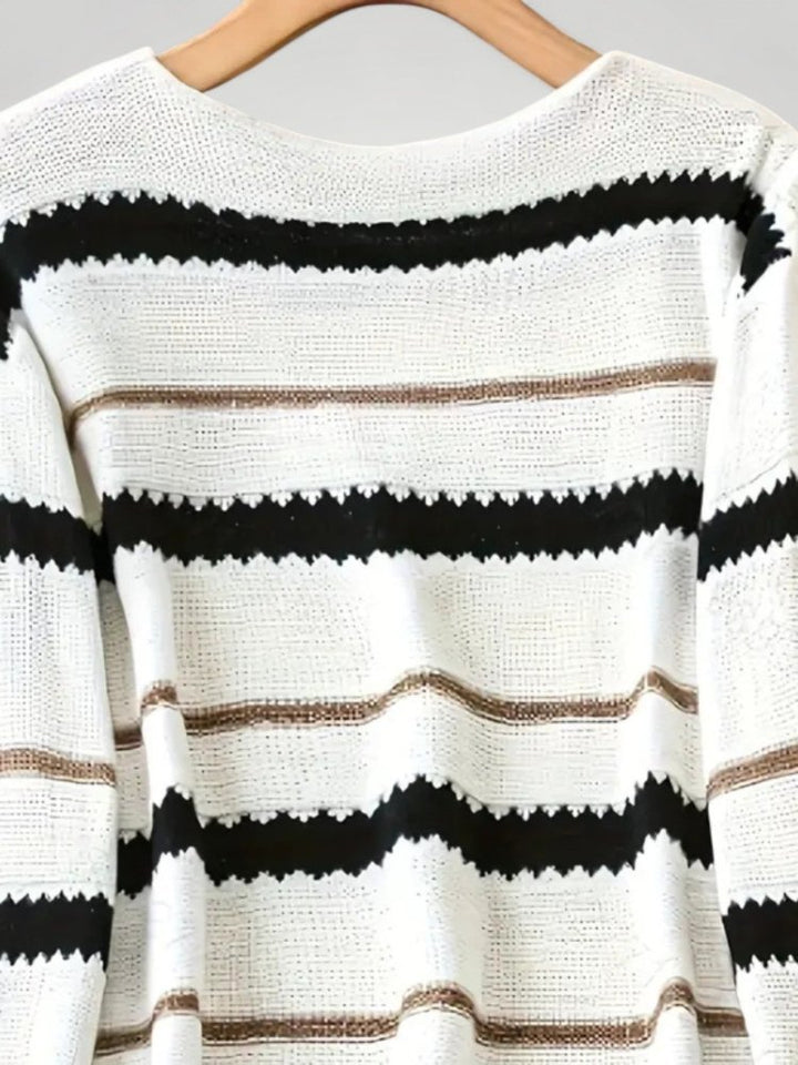 Leonie-Marie | Gestreifter Pullover mit Elegantem Schnitt
