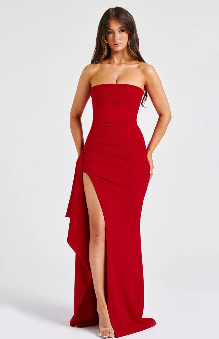 STACY I Schulterfreies Kleid