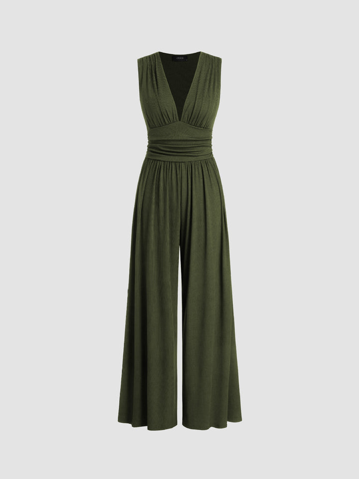 MUTYA™ – Chic Sleeveless Wide-Leg Jumpsuit