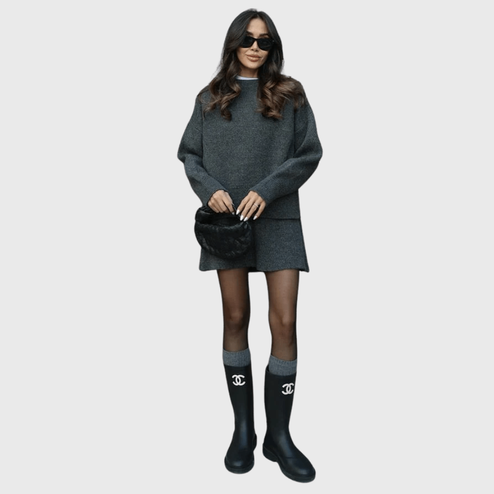 Nora | Set aus kuscheligem Strick