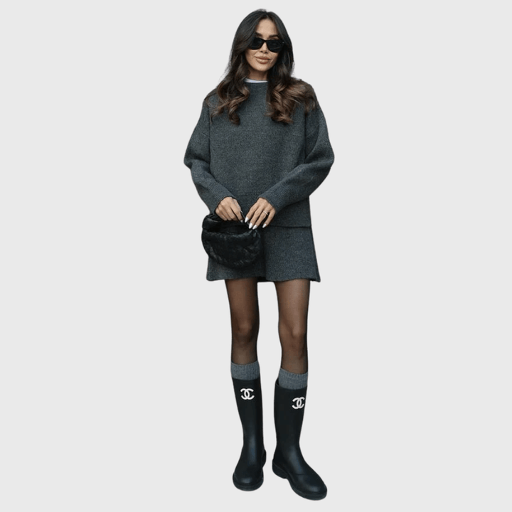 Nora | Set aus kuscheligem Strick