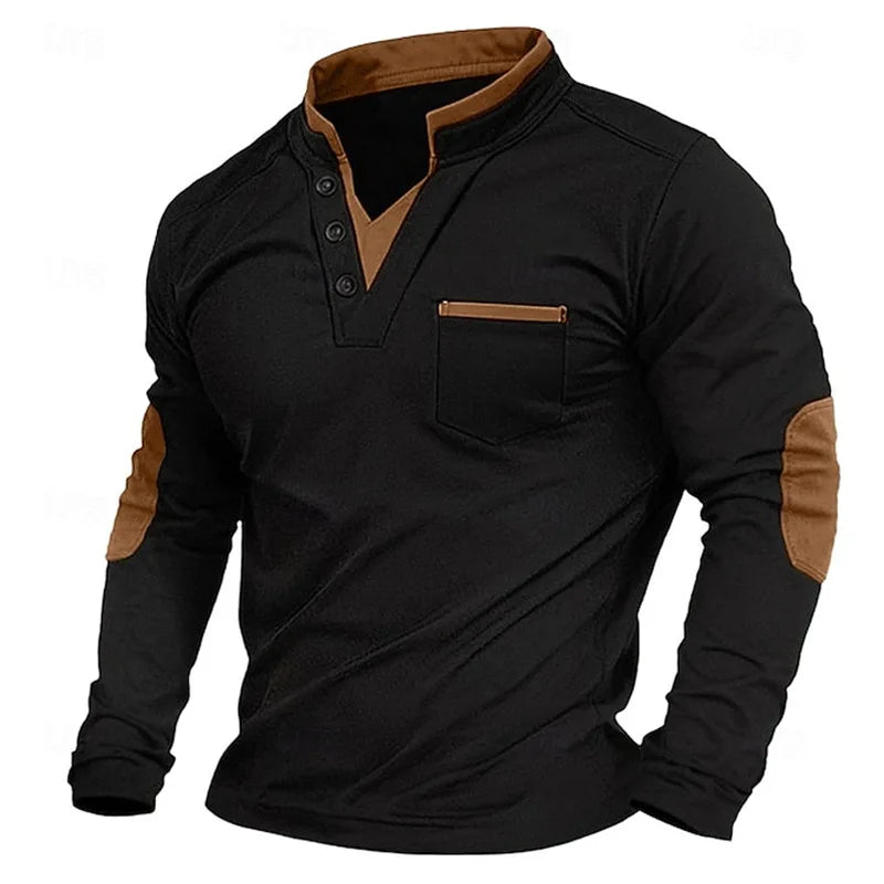 Heiner | Herren V-Ausschnitt Sweatshirt