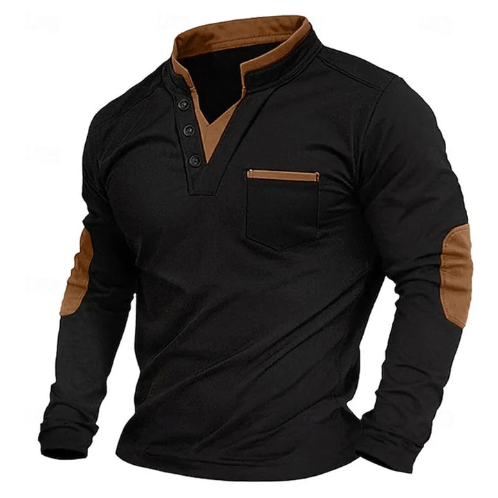 Heiner | Herren V-Ausschnitt Sweatshirt