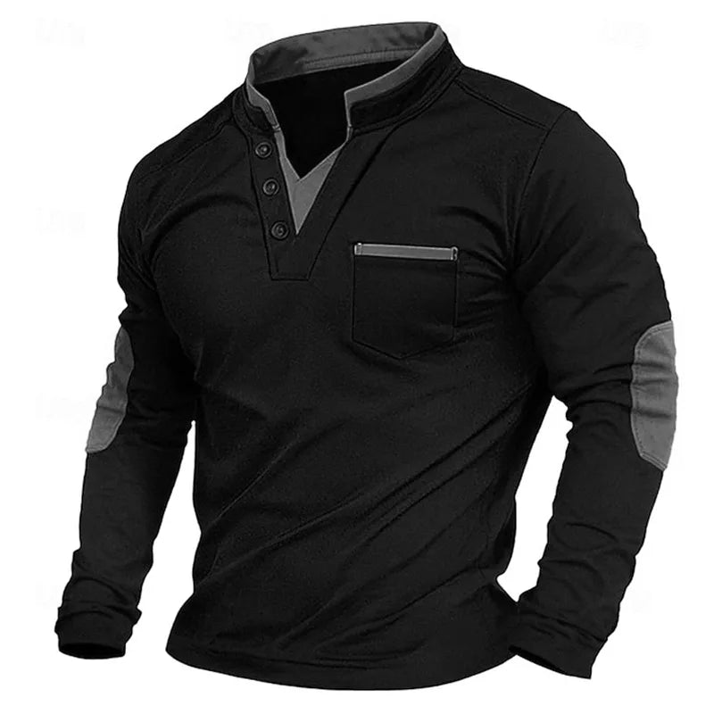 Heiner | Herren V-Ausschnitt Sweatshirt