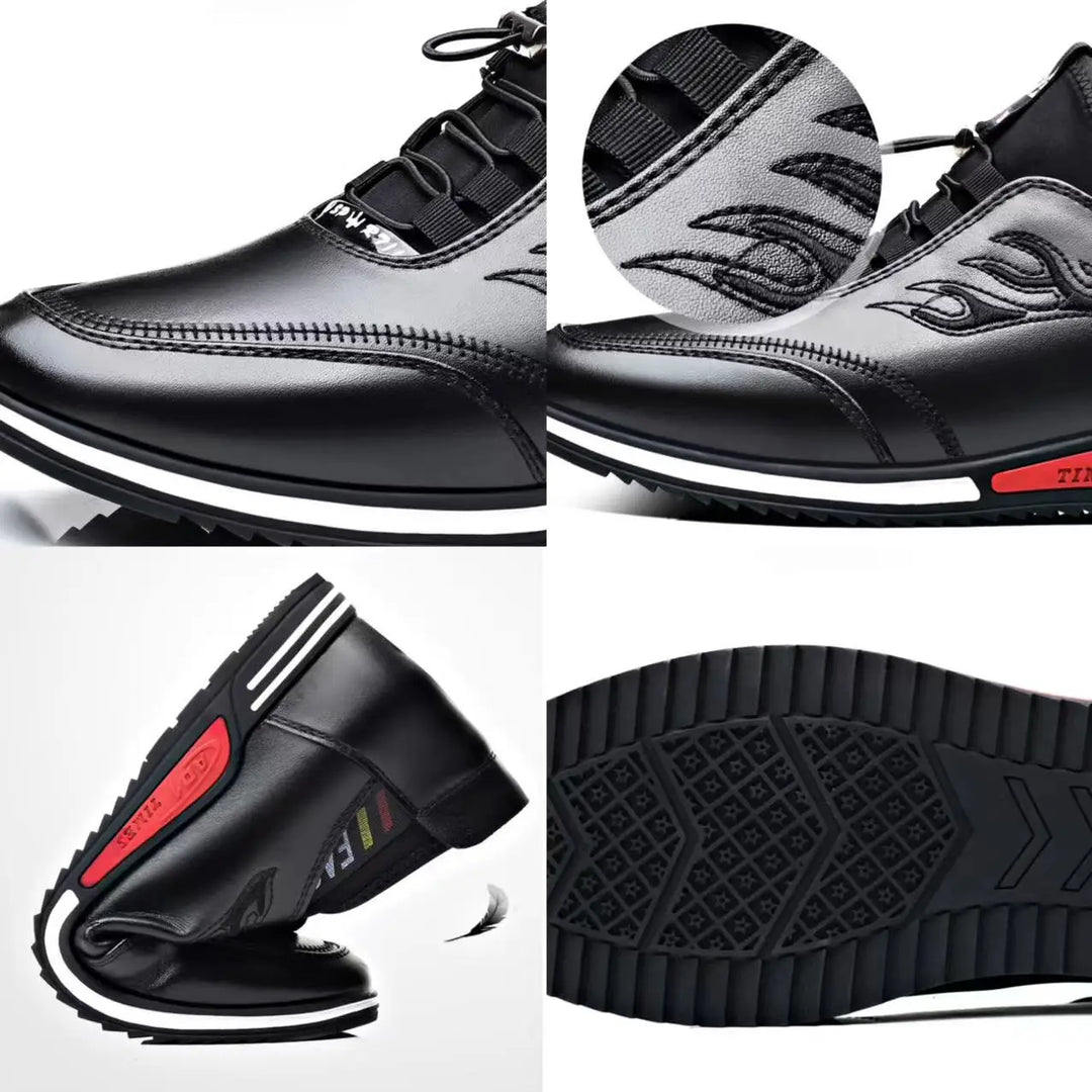 Michael | Hochwertige, traditionell gefertigte Leder-Casual-Schuhe