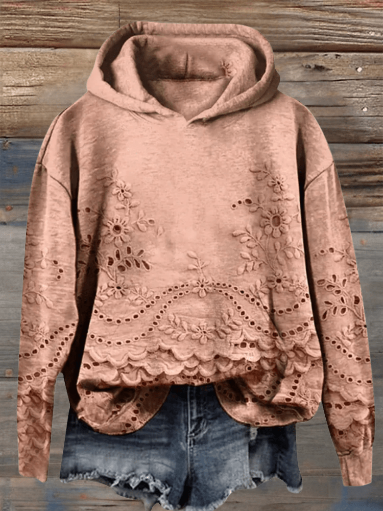 Barbara | Sweatshirt mit floralem Druck
