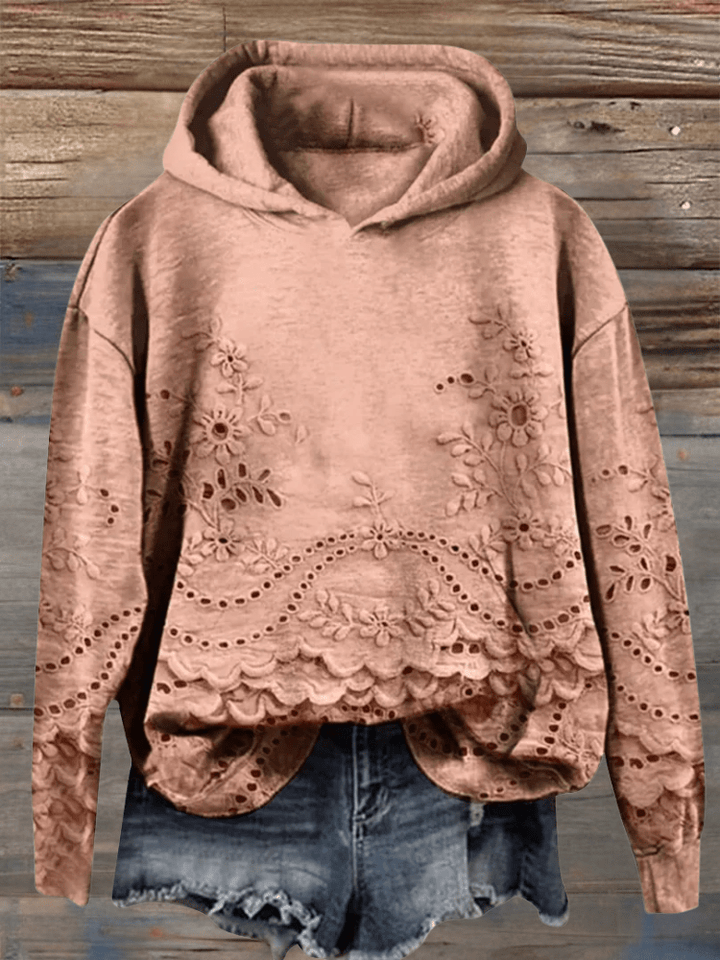Barbara | Sweatshirt mit floralem Druck