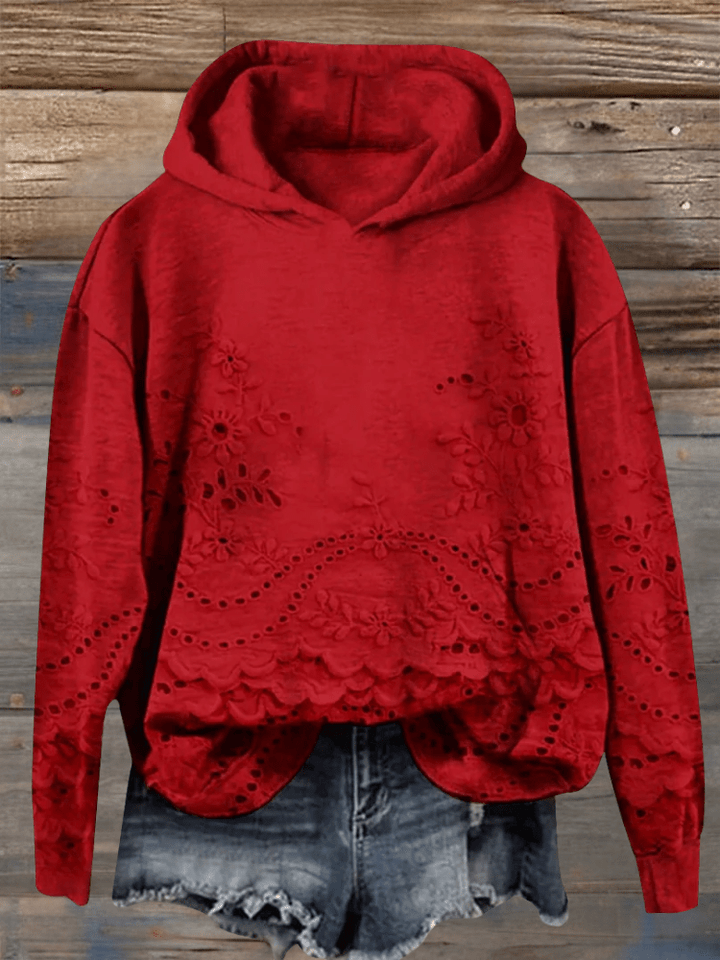 Barbara | Sweatshirt mit floralem Druck