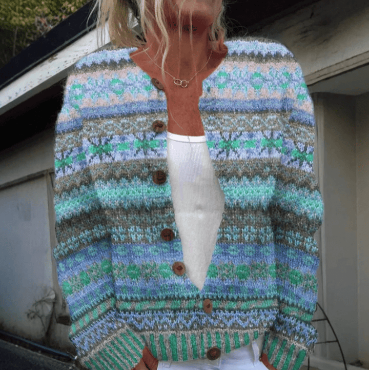 Loretta | Eleganter Pullover mit Druck