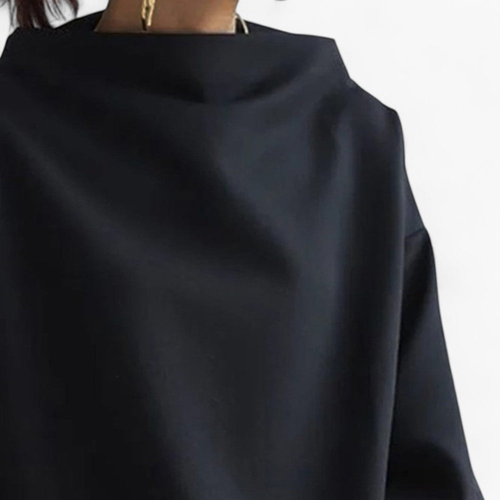 Berta | Weicher Pullover mit hohem Kragen