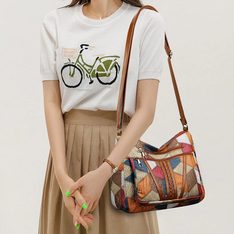 Laura | Mozaïek Lederhandtasche