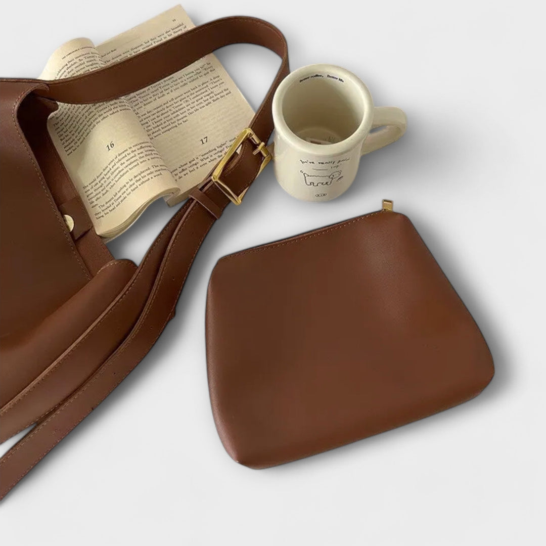 Isidore – Elegante Lederschultertasche