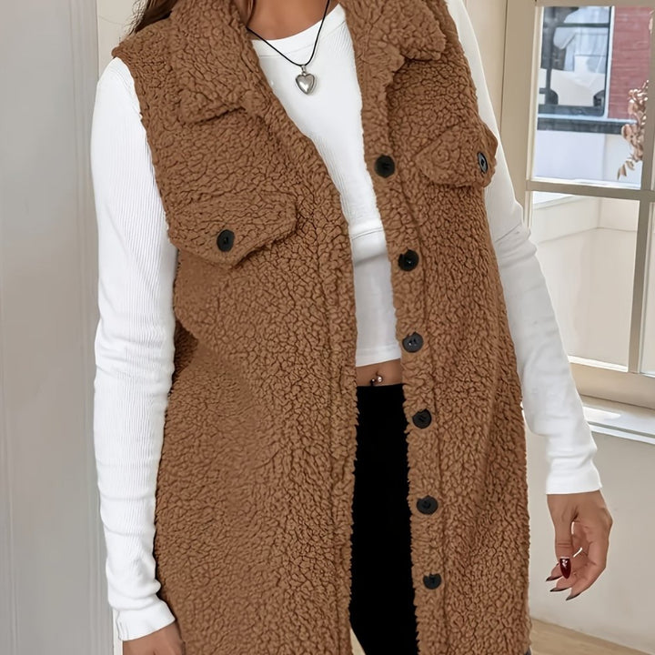Carola | Elegante Wollweste ohne Ärmel