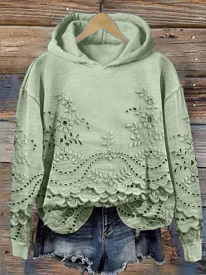 Barbara | Sweatshirt mit floralem Druck