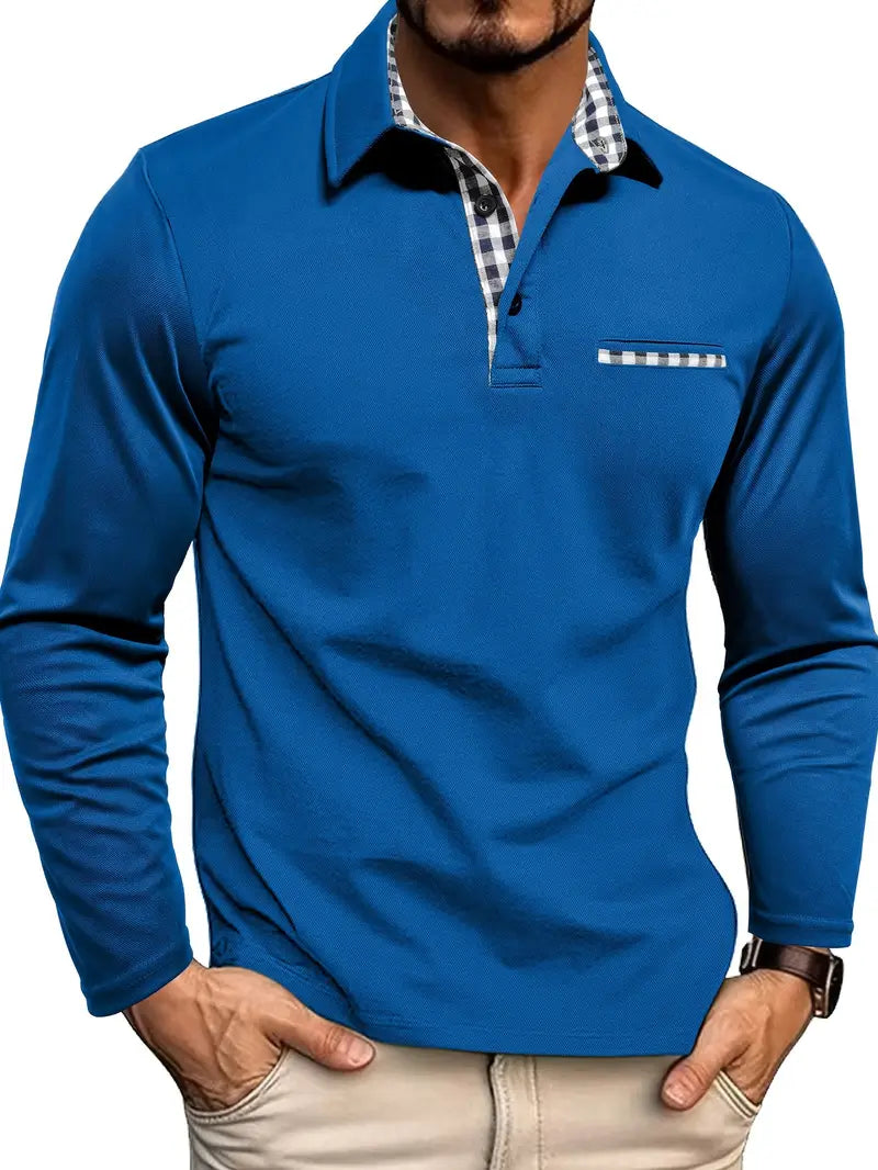 Dirk | Langärmliges Poloshirt