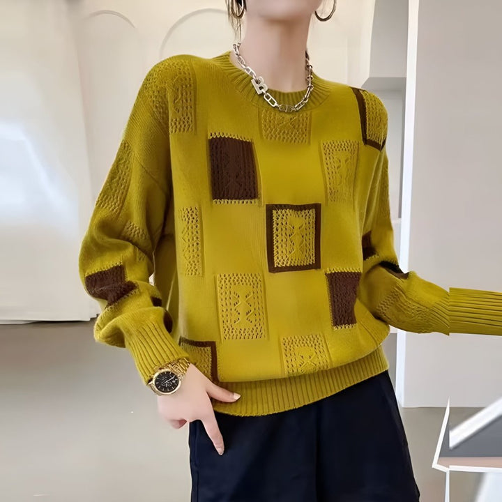Sandra | Einzigartiger Damen-Wollpullover