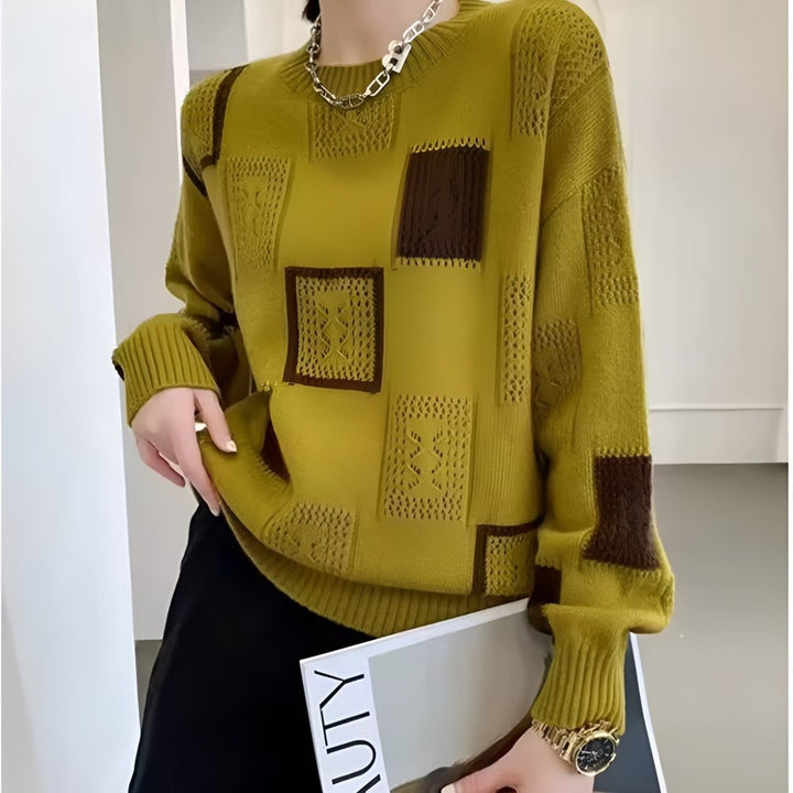Sandra | Einzigartiger Damen-Wollpullover