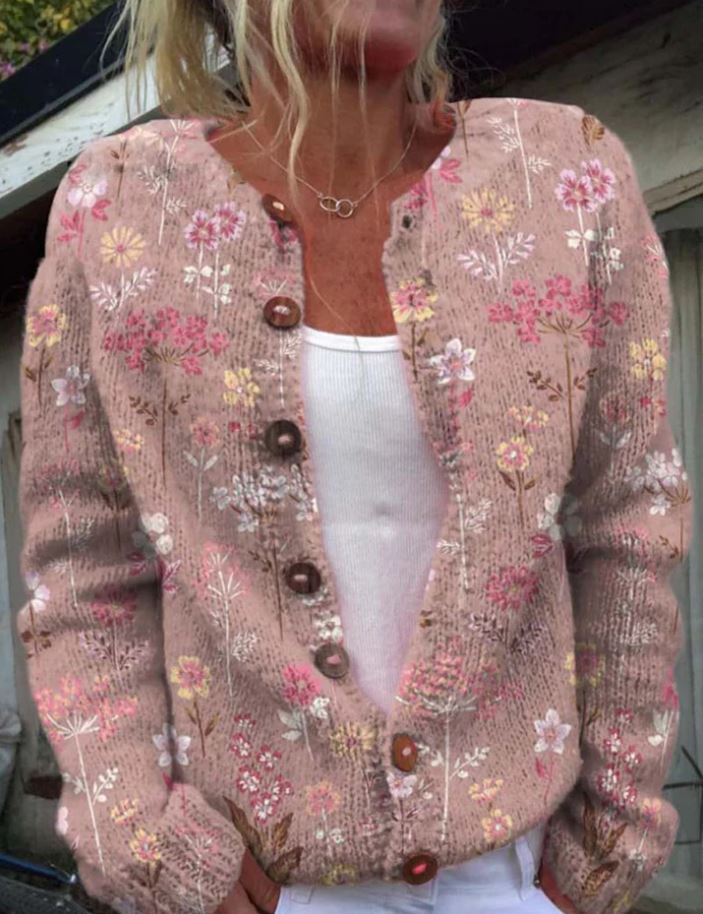 Loretta | Eleganter Pullover mit Druck