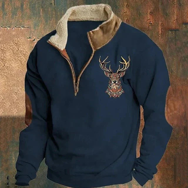 Moritz | Pullover mit Hirschdetail