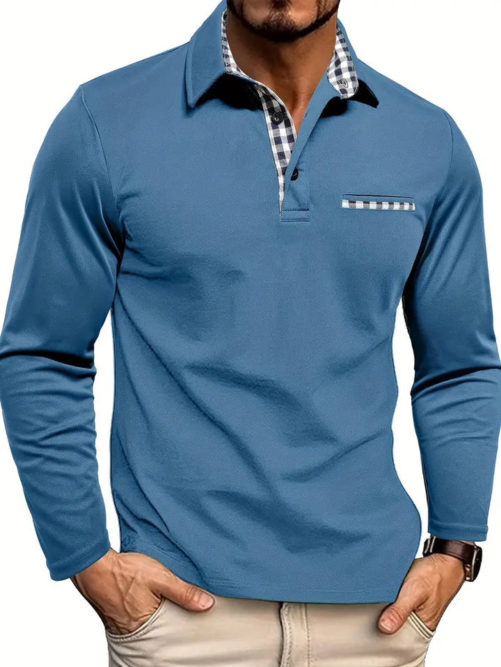 Dirk | Langärmliges Poloshirt