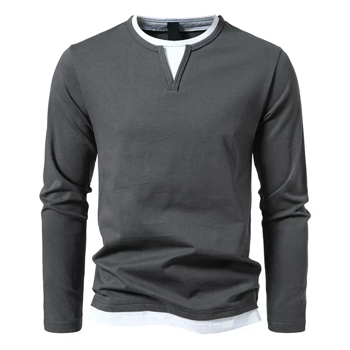 Alwin | Premium Longsleeve aus gekämmter Baumwolle