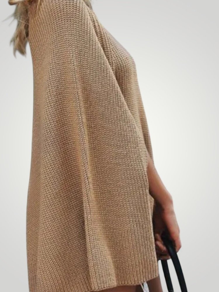 Finja | Eleganter Khaki-Pullover für Damen mit Komfort