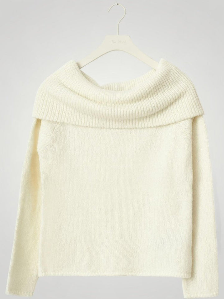 Oda | Eleganter Pullover mit Off-Shoulder Design