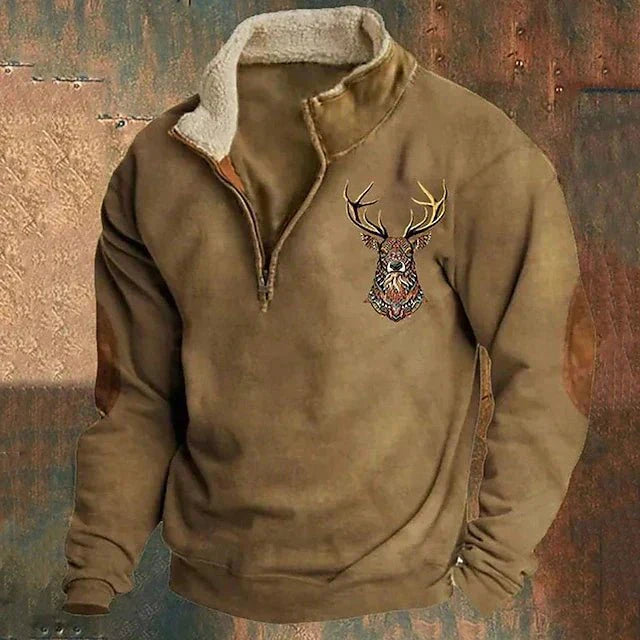 Moritz | Pullover mit Hirschdetail