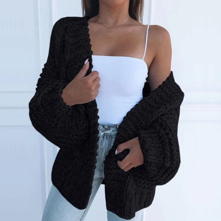 Theresa | Grober Lockere Strickjacke