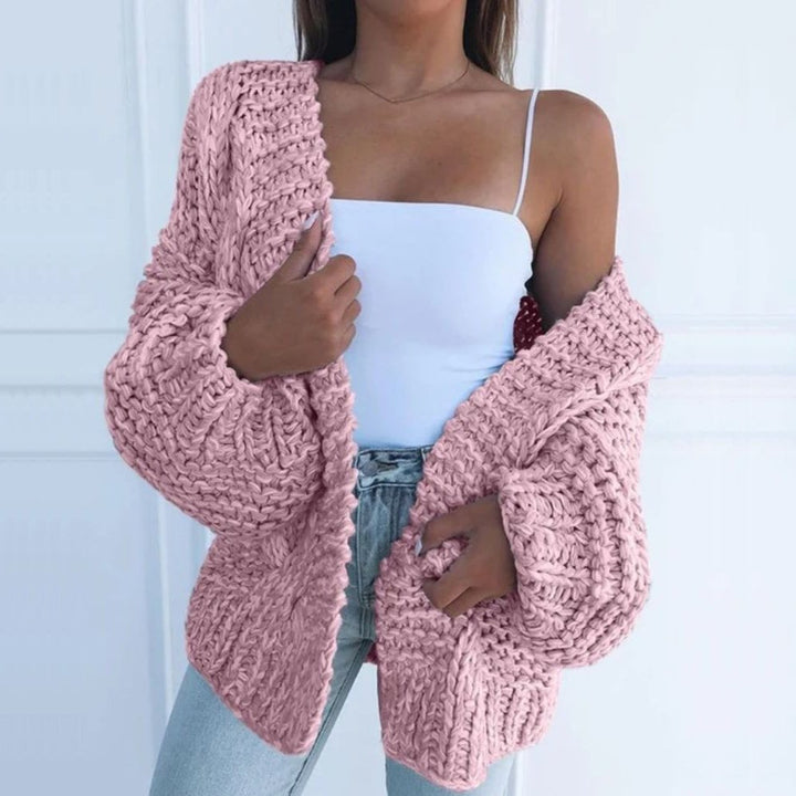 Theresa | Grober Lockere Strickjacke