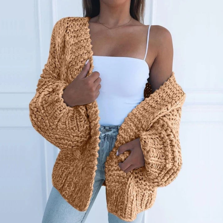 Theresa | Grober Lockere Strickjacke