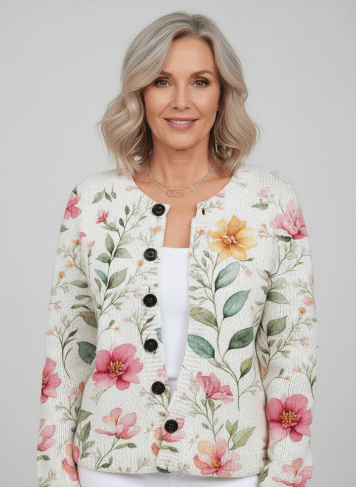 Beatrix | Strickpullover mit Druck