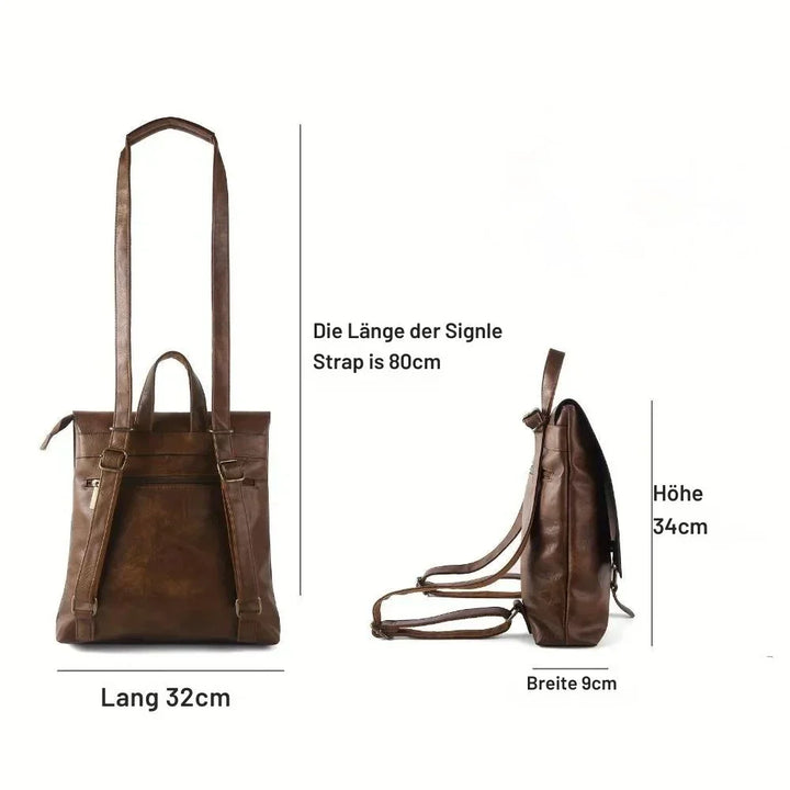 Ermelinde – Retro Multifunktionaler Rucksack