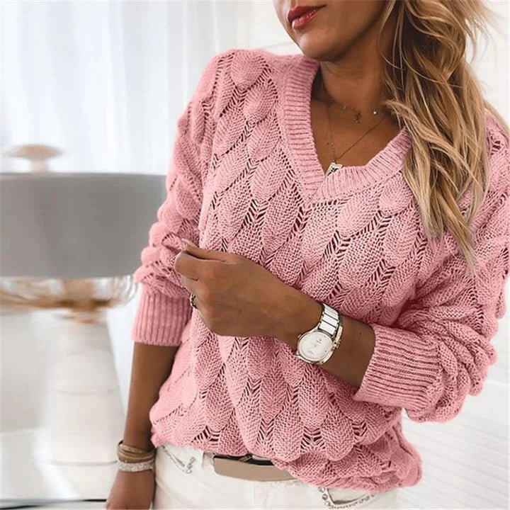 Ute | Pullover mit V-Ausschnitt