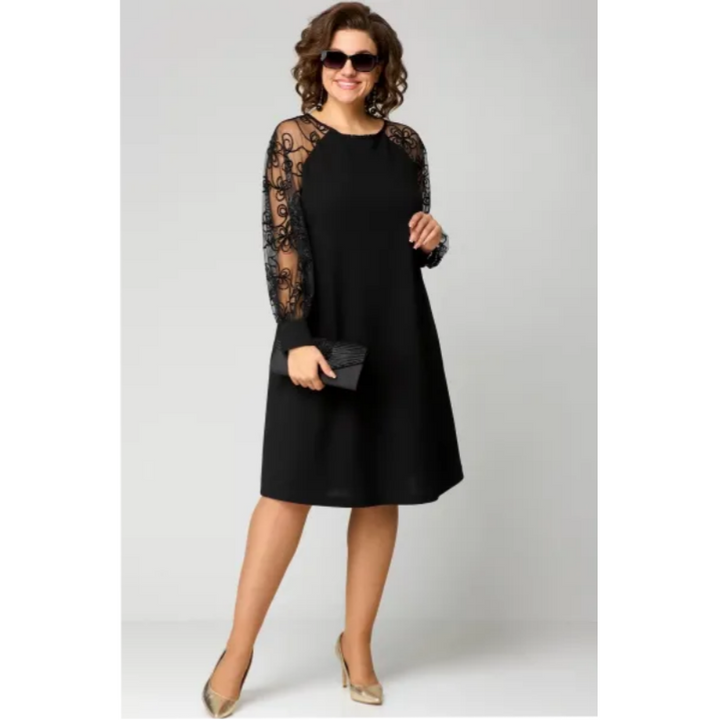 Elara | Elegantes Spitzenkleid in Übergrößen