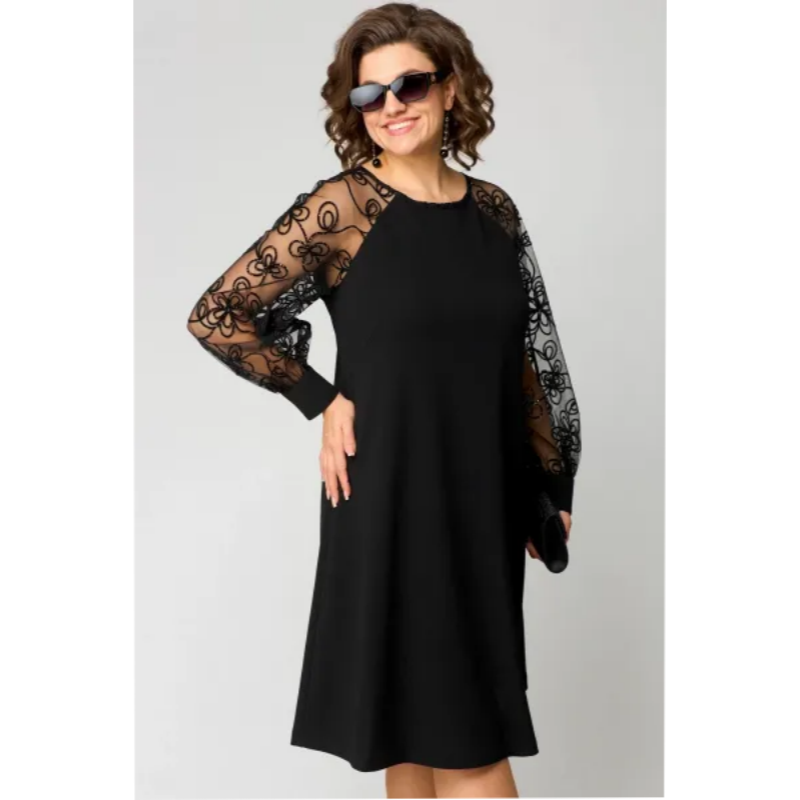 Elara | Elegantes Spitzenkleid in Übergrößen
