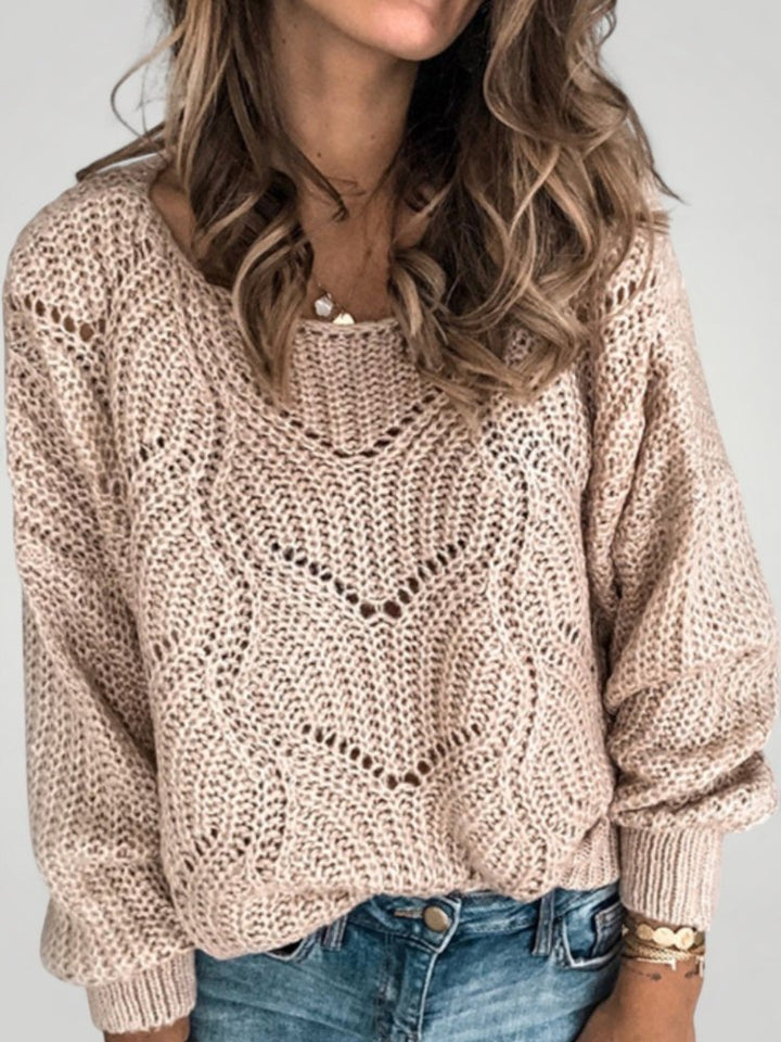 Sibyl | Strukturpullover mit Eleganz und Komfort